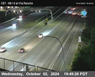 NB 15 & Via Rancho Pkwy