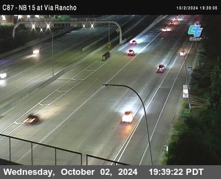 NB 15 & Via Rancho Pkwy