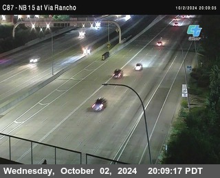 NB 15 & Via Rancho Pkwy