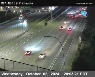 NB 15 & Via Rancho Pkwy