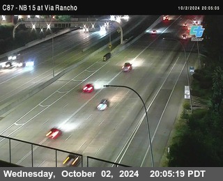 NB 15 & Via Rancho Pkwy