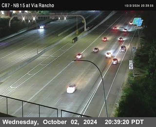 NB 15 & Via Rancho Pkwy