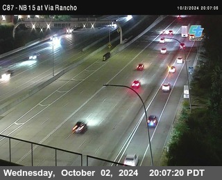 NB 15 & Via Rancho Pkwy