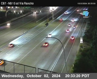 NB 15 & Via Rancho Pkwy