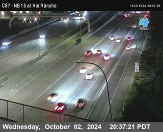 NB 15 & Via Rancho Pkwy