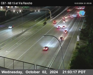 NB 15 & Via Rancho Pkwy