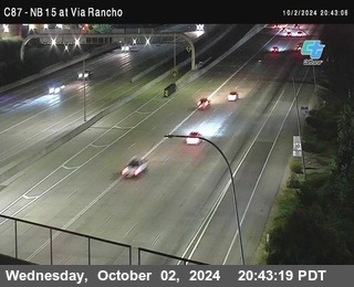 NB 15 & Via Rancho Pkwy