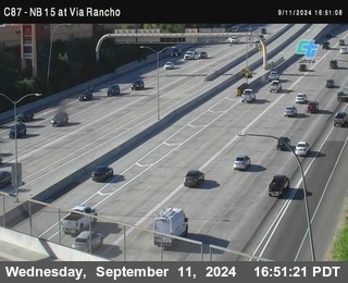 NB 15 & Via Rancho Pkwy