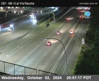 NB 15 & Via Rancho Pkwy