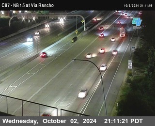 NB 15 & Via Rancho Pkwy