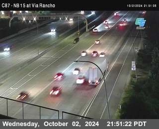 NB 15 & Via Rancho Pkwy