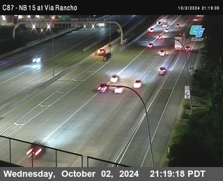 NB 15 & Via Rancho Pkwy