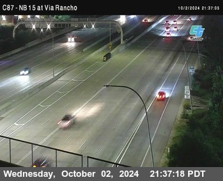 NB 15 & Via Rancho Pkwy