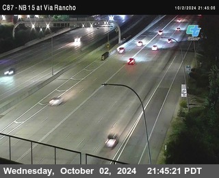 NB 15 & Via Rancho Pkwy