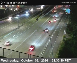 NB 15 & Via Rancho Pkwy