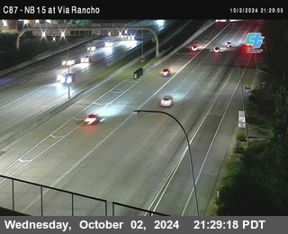 NB 15 & Via Rancho Pkwy