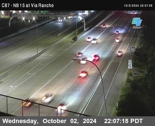 NB 15 & Via Rancho Pkwy