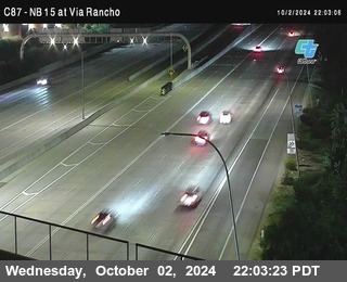 NB 15 & Via Rancho Pkwy