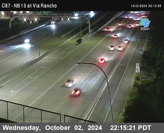 NB 15 & Via Rancho Pkwy