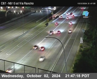 NB 15 & Via Rancho Pkwy