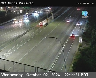 NB 15 & Via Rancho Pkwy