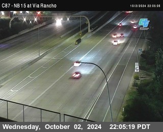 NB 15 & Via Rancho Pkwy