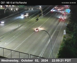 NB 15 & Via Rancho Pkwy