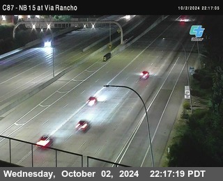 NB 15 & Via Rancho Pkwy