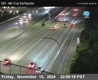 NB 15 & Via Rancho Pkwy