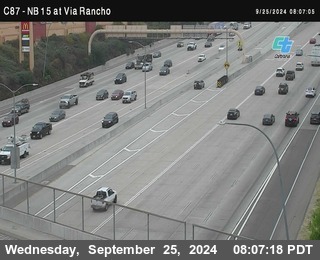 NB 15 & Via Rancho Pkwy