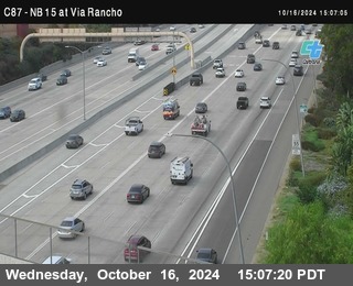 NB 15 & Via Rancho Pkwy