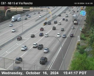 NB 15 & Via Rancho Pkwy