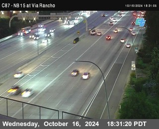 NB 15 & Via Rancho Pkwy