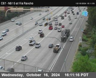 NB 15 & Via Rancho Pkwy