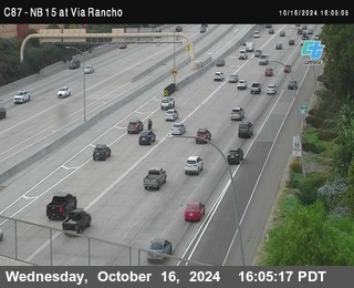 NB 15 & Via Rancho Pkwy