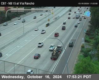 NB 15 & Via Rancho Pkwy