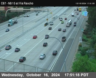 NB 15 & Via Rancho Pkwy