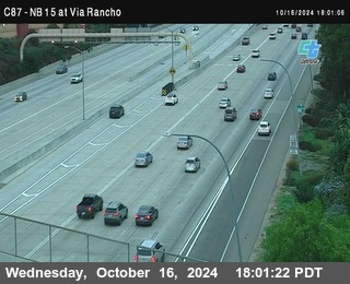 NB 15 & Via Rancho Pkwy