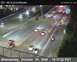 NB 15 & Via Rancho Pkwy