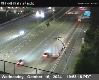 NB 15 & Via Rancho Pkwy