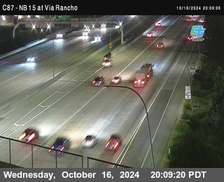 NB 15 & Via Rancho Pkwy