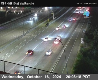 NB 15 & Via Rancho Pkwy