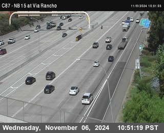 NB 15 & Via Rancho Pkwy