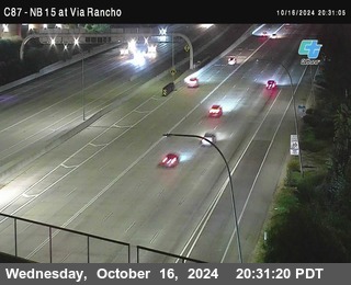 NB 15 & Via Rancho Pkwy