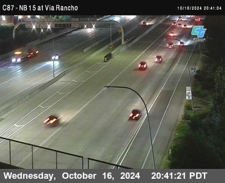 NB 15 & Via Rancho Pkwy