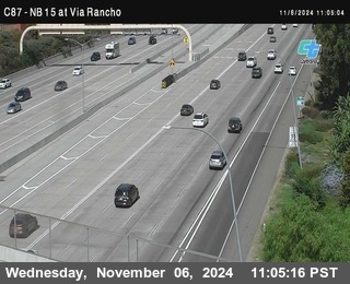 NB 15 & Via Rancho Pkwy