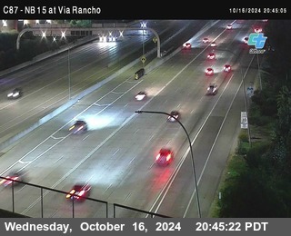 NB 15 & Via Rancho Pkwy