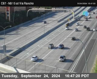 NB 15 & Via Rancho Pkwy