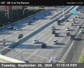 NB 15 & Via Rancho Pkwy