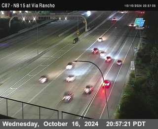 NB 15 & Via Rancho Pkwy